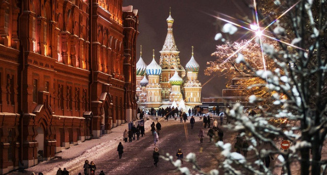 Столицу России посетило больше 21 миллиона туристов за новогодние праздники