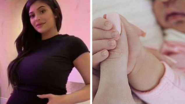 Kylie Jenner впервые стала мамой