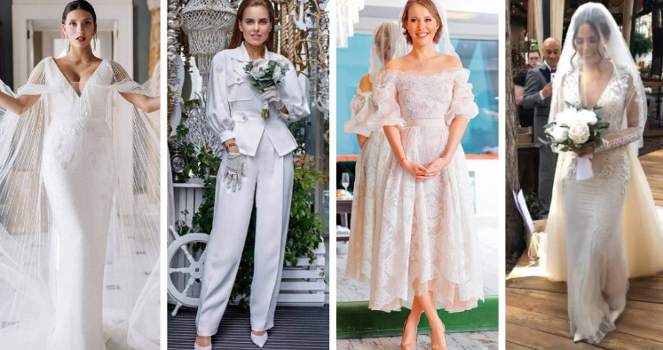 Звёздные невесты: 4 знаменитых девушек, которые вышли замуж в 2019 году. Как выглядели их свадебные наряды