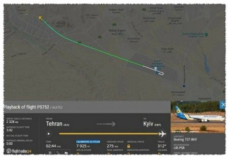В Иране разбился украинский Boeing 737: выжить не удалось никому
